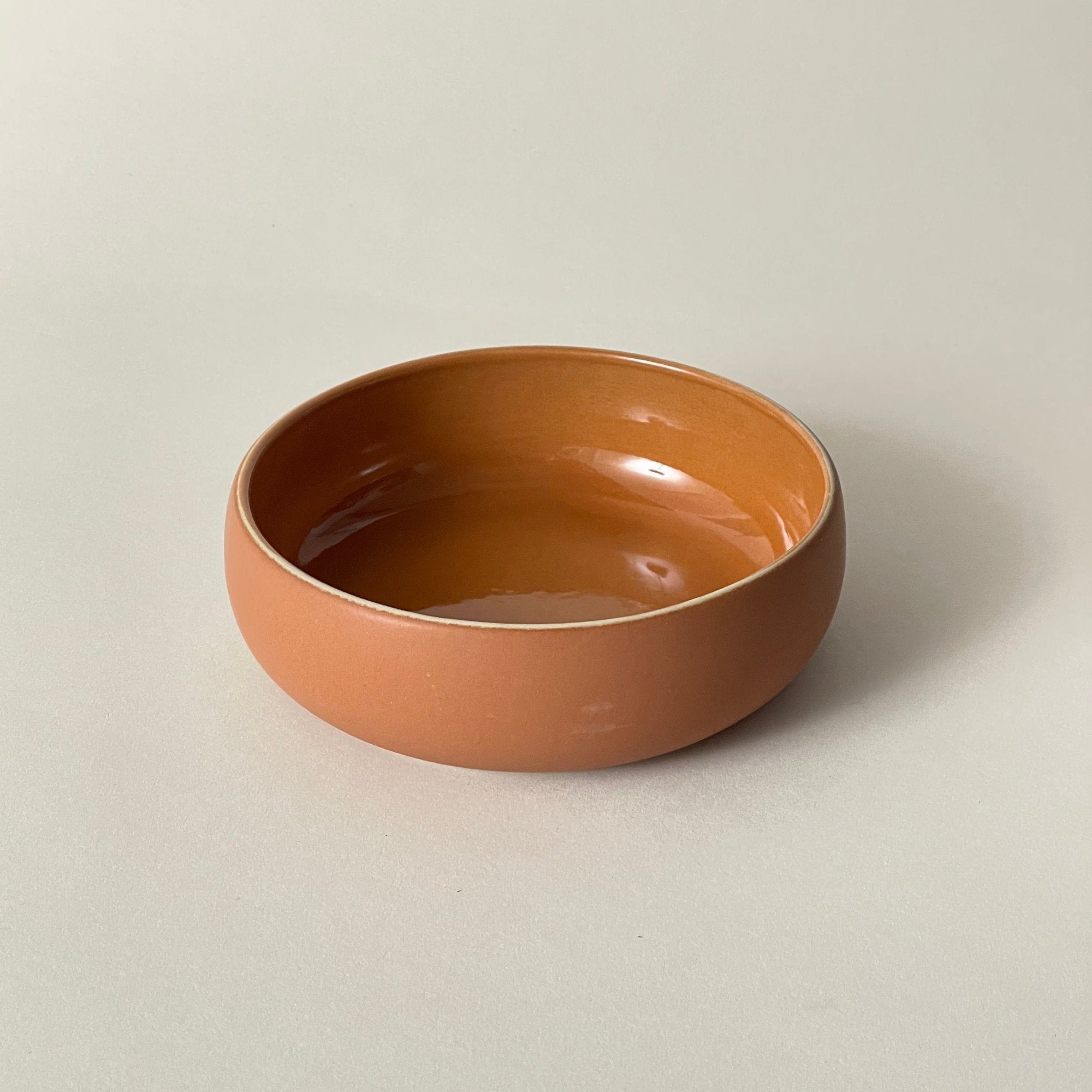 Gharyan Handmade Stoneware Tapas Bowl, Terracotta