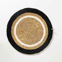  - Woven Raffia Placemats - R&D Goods