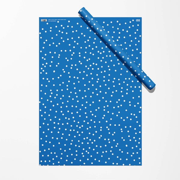 Falling Snow Dot Wrapping Paper