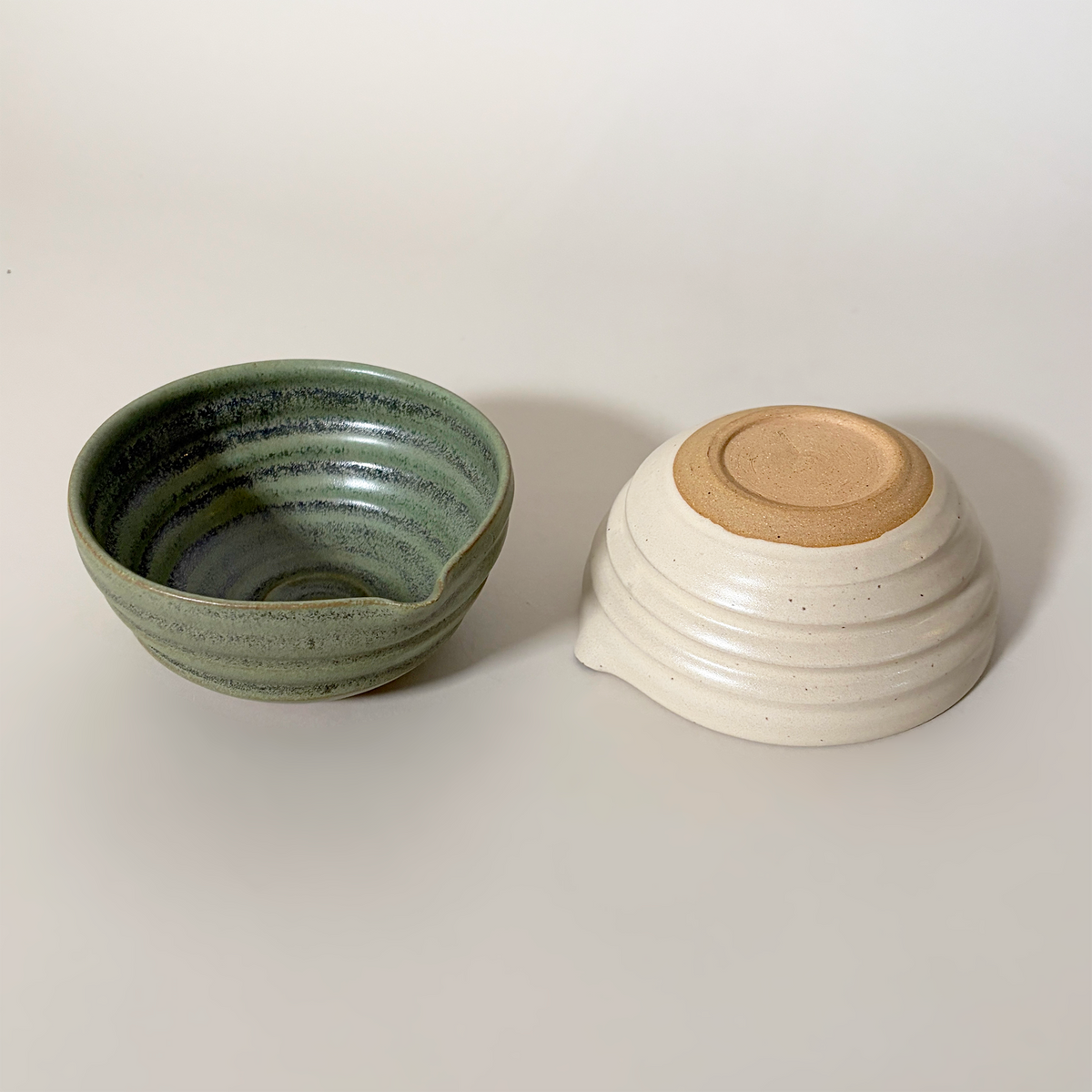 Handmade Ceramic Matcha Bowl, Cream