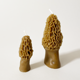 Happy Organics 100% Pure Beeswax Morel Mushroom-Shaped Candle