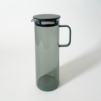 HARIO Glass Pitcher with Filter – Heatproof, 800ml Capacity