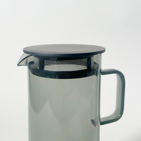 HARIO Glass Pitcher with Filter – Heatproof, 800ml Capacity