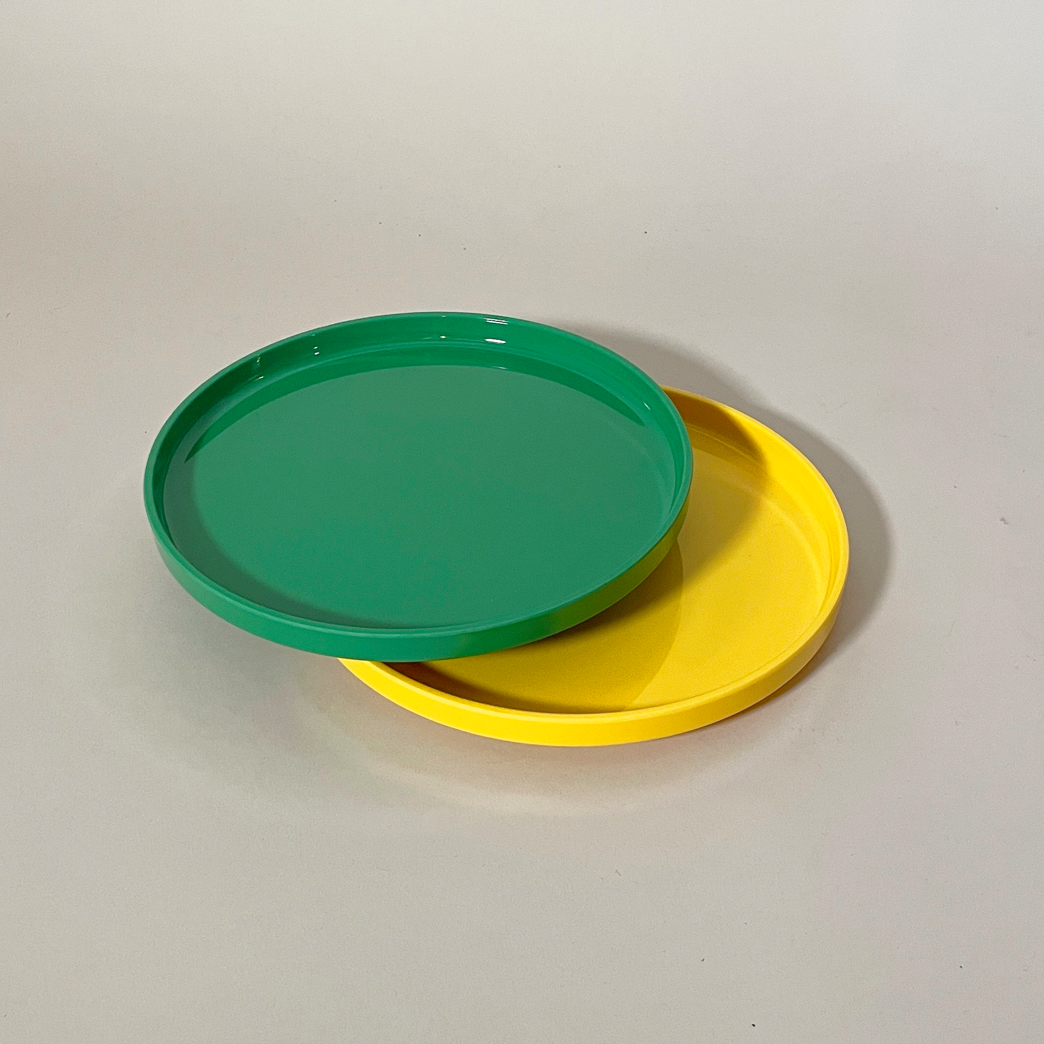 Large Stackable Melamine Plate