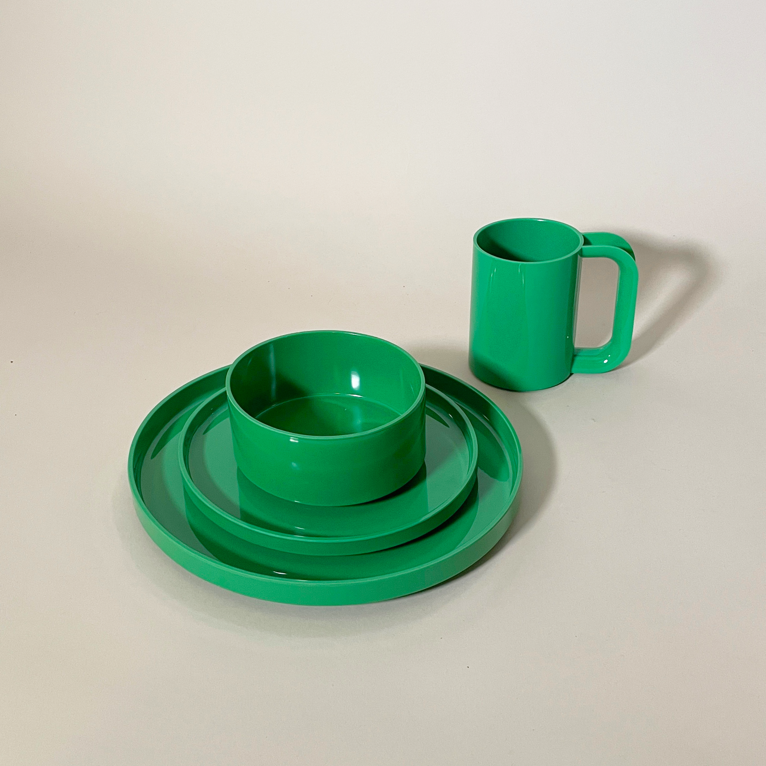 Large Stackable Melamine Plate