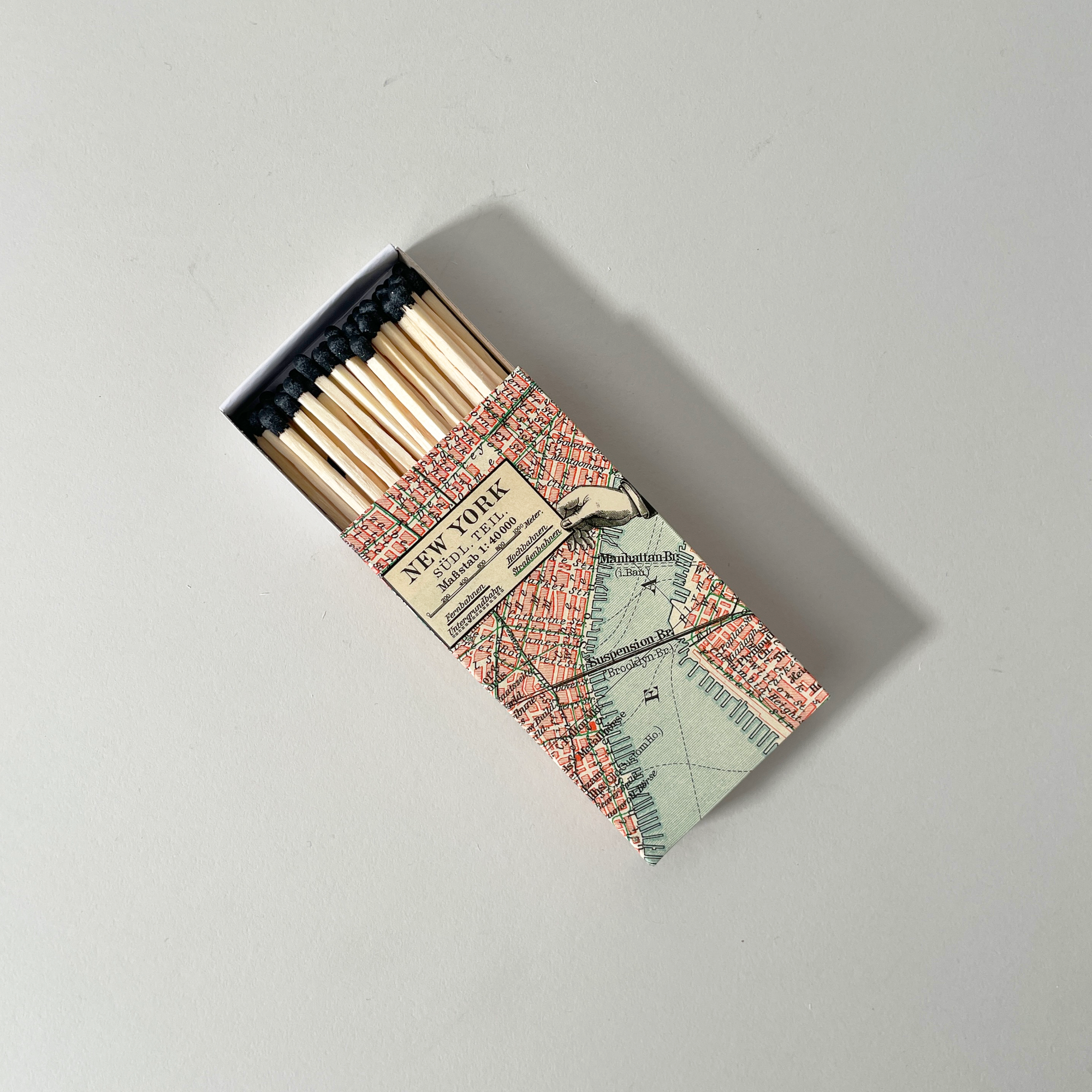 HomArt Graphic Matchbox, NYC Map