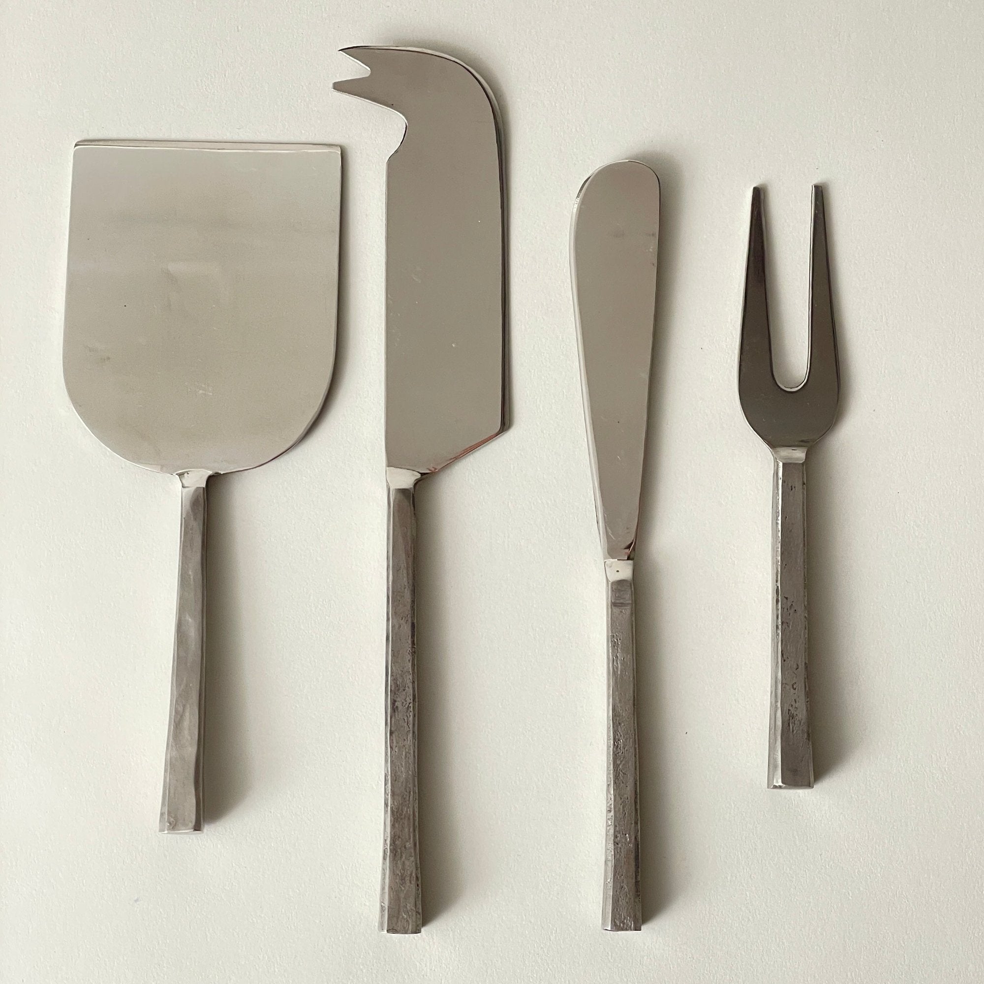 INOX Artisans Set of 4 Stainless Steel Cheese Utensils