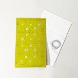  - Birthday Pull-A-Part Pennant Birthday Card - R&D Goods