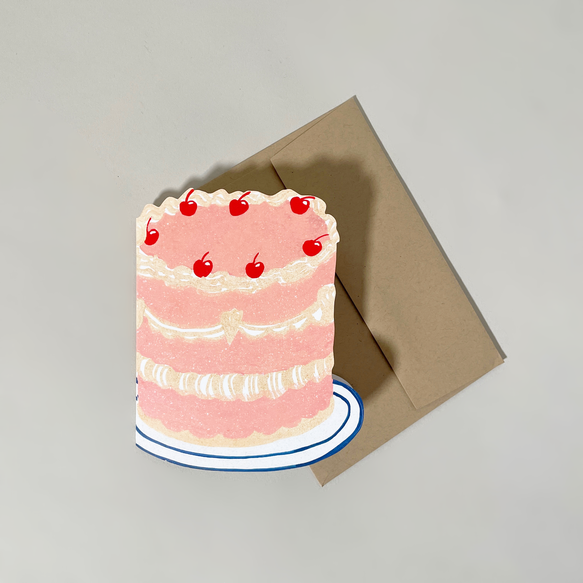 Party Cake Die-Cut Card