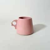 Izzy Mcfarlane Design Hand-Thrown Medium Stoneware Mug, Pink