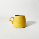 Izzy Mcfarlane Design Hand-Thrown Medium Stoneware Mug, Yellow