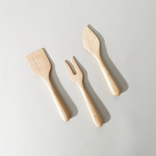 Maple Wood Cheese Utensils