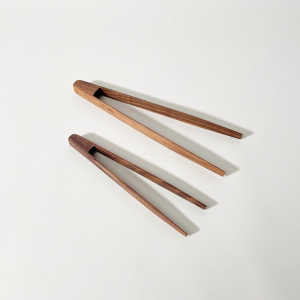 Walnut Wood Tongs