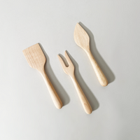 JBrody & Co. Maple Wood Cheese Utensils