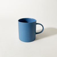 "Japacolle" Japan Collections Handmade Glazed/Unglazed Stoneware Mug, Blue