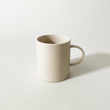 "Japacolle" Japan Collections Handmade Glazed/Unglazed Stoneware Mug, Sand White