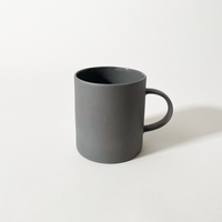 "Japacolle" Japan Collections Handmade Glazed/Unglazed Stoneware Mug, Slate