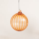 Kathleen Andersen Art Handblown Glass Ornaments Coral