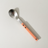 Korea Table Stainless Steel Appetizer Utensils, Peach Spoon