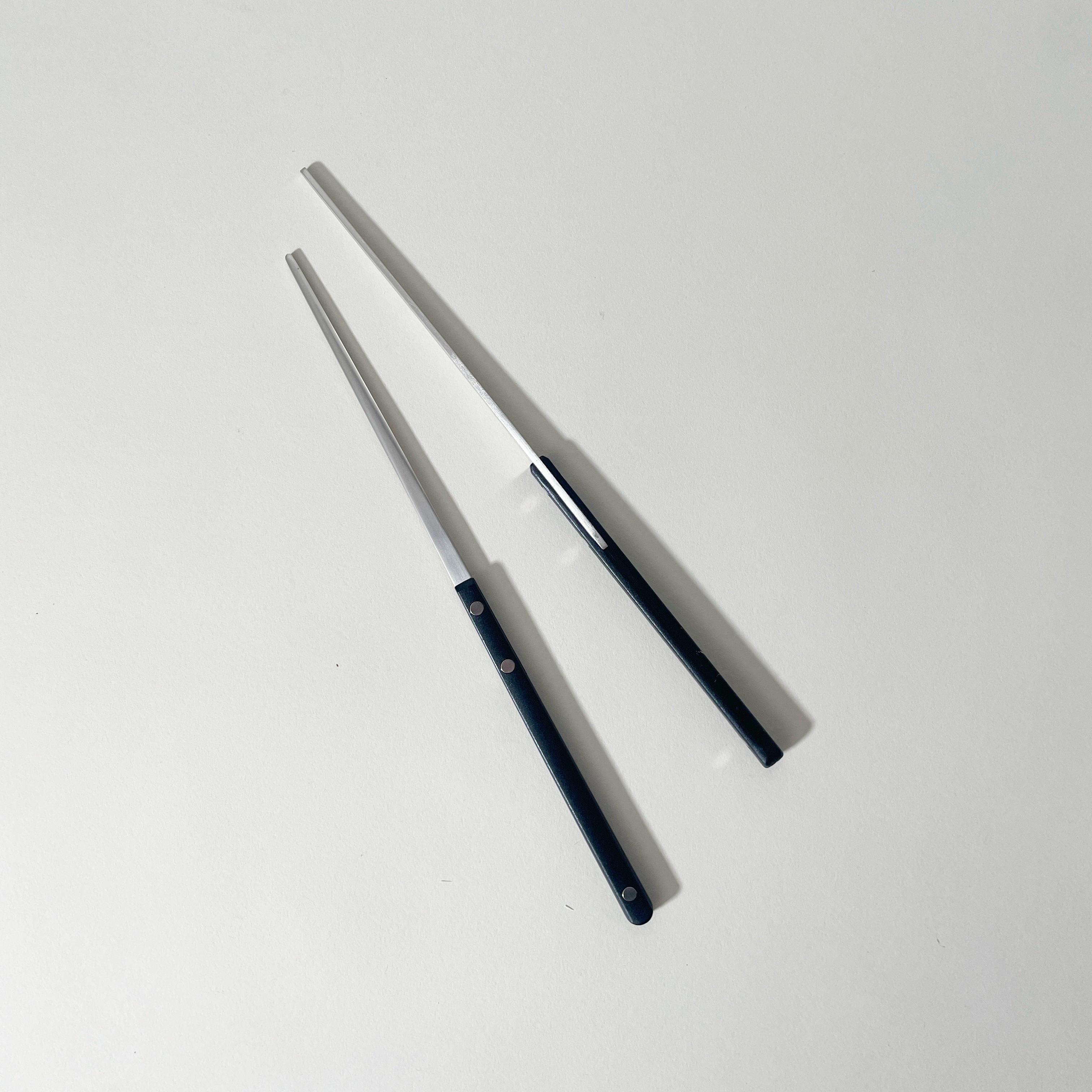 Colored Handle Stainless Steel Chopsticks