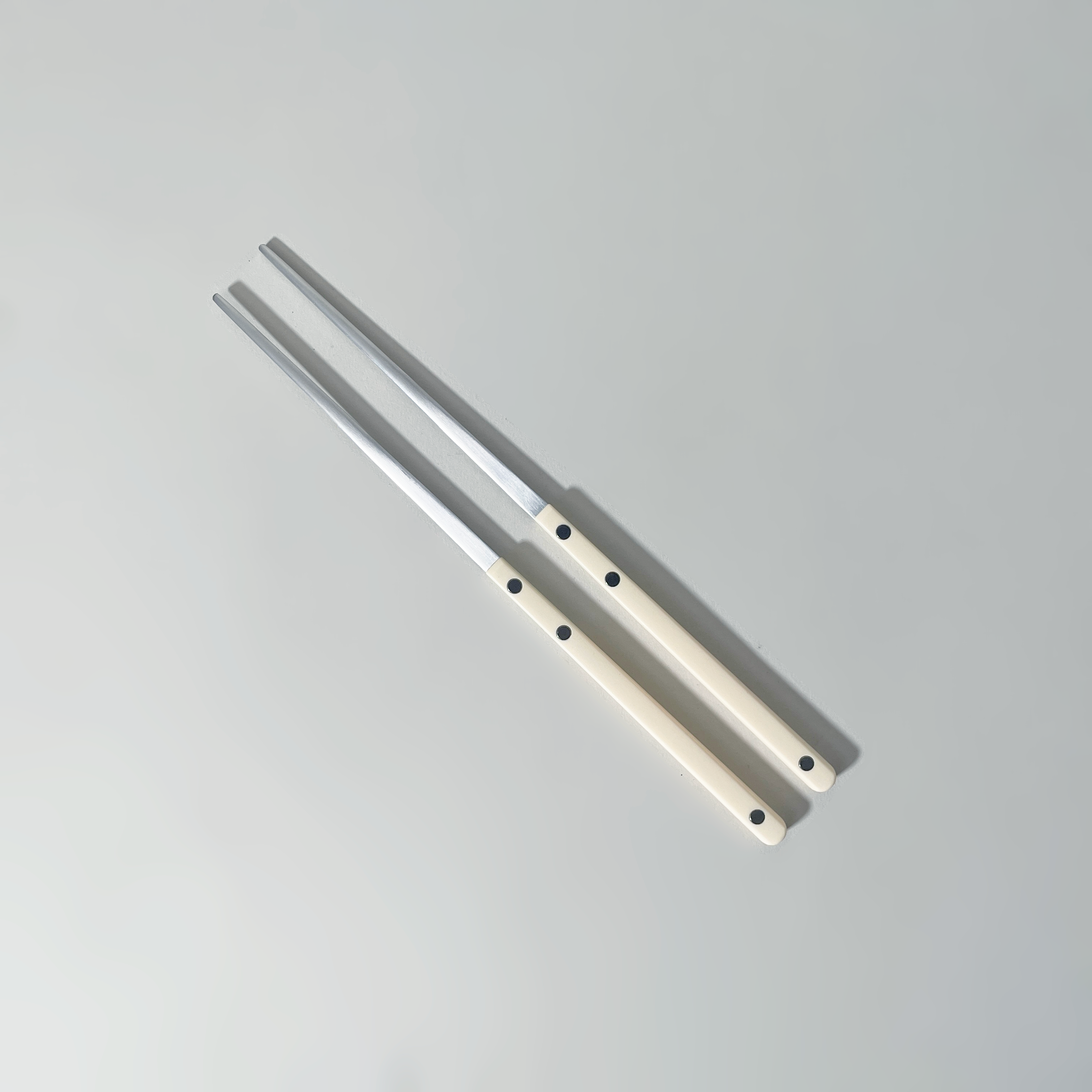 Colored Handle Stainless Steel Chopsticks