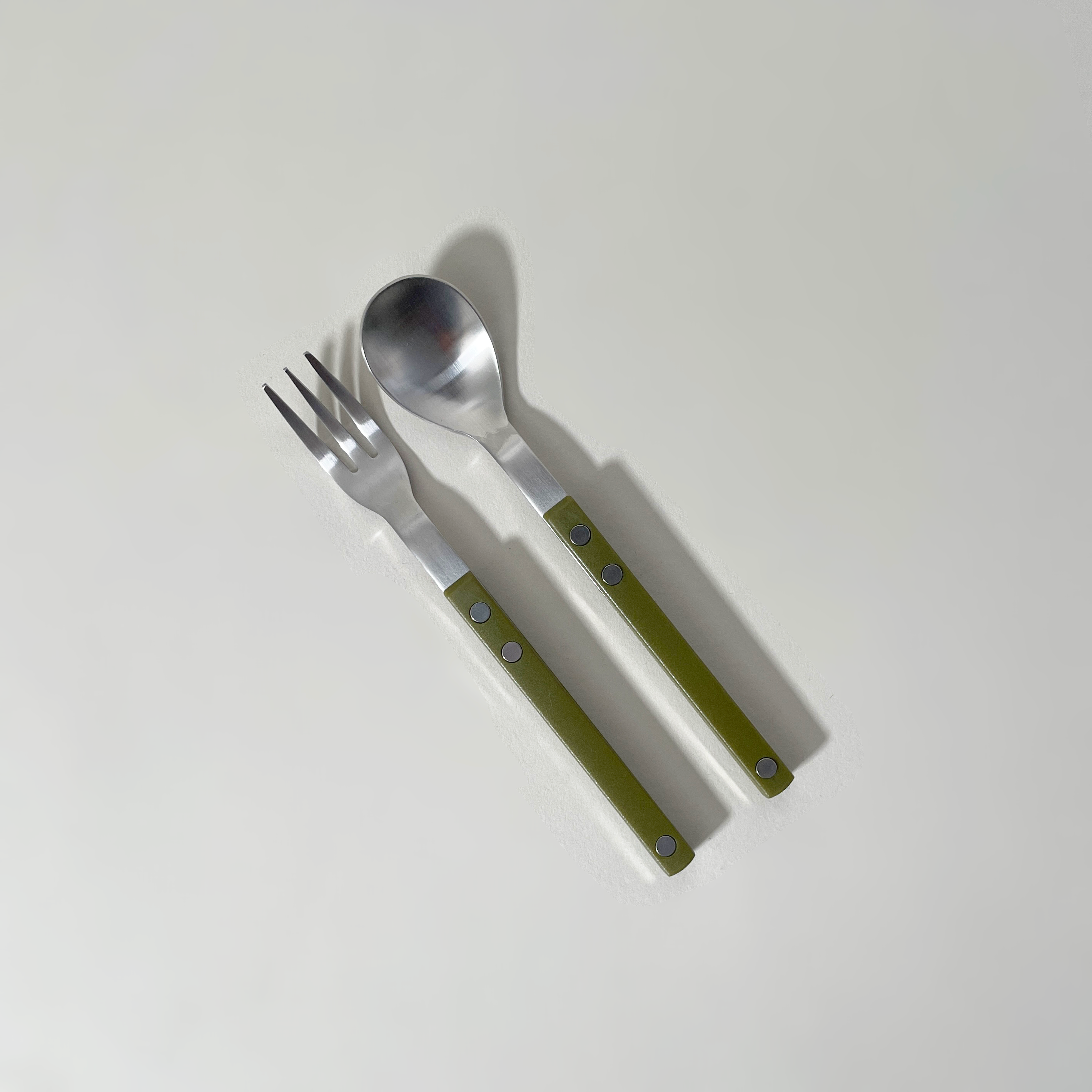 Colored Handle Stainless Steel Appetizer Utensils