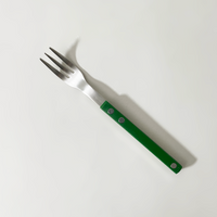Korea Table Stainless Steel Appetizer Utensils, Green Fork