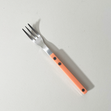 Korea Table Stainless Steel Appetizer Utensils, Peach Fork