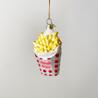 Kurt Adler French Fries Blown Glass Ornament