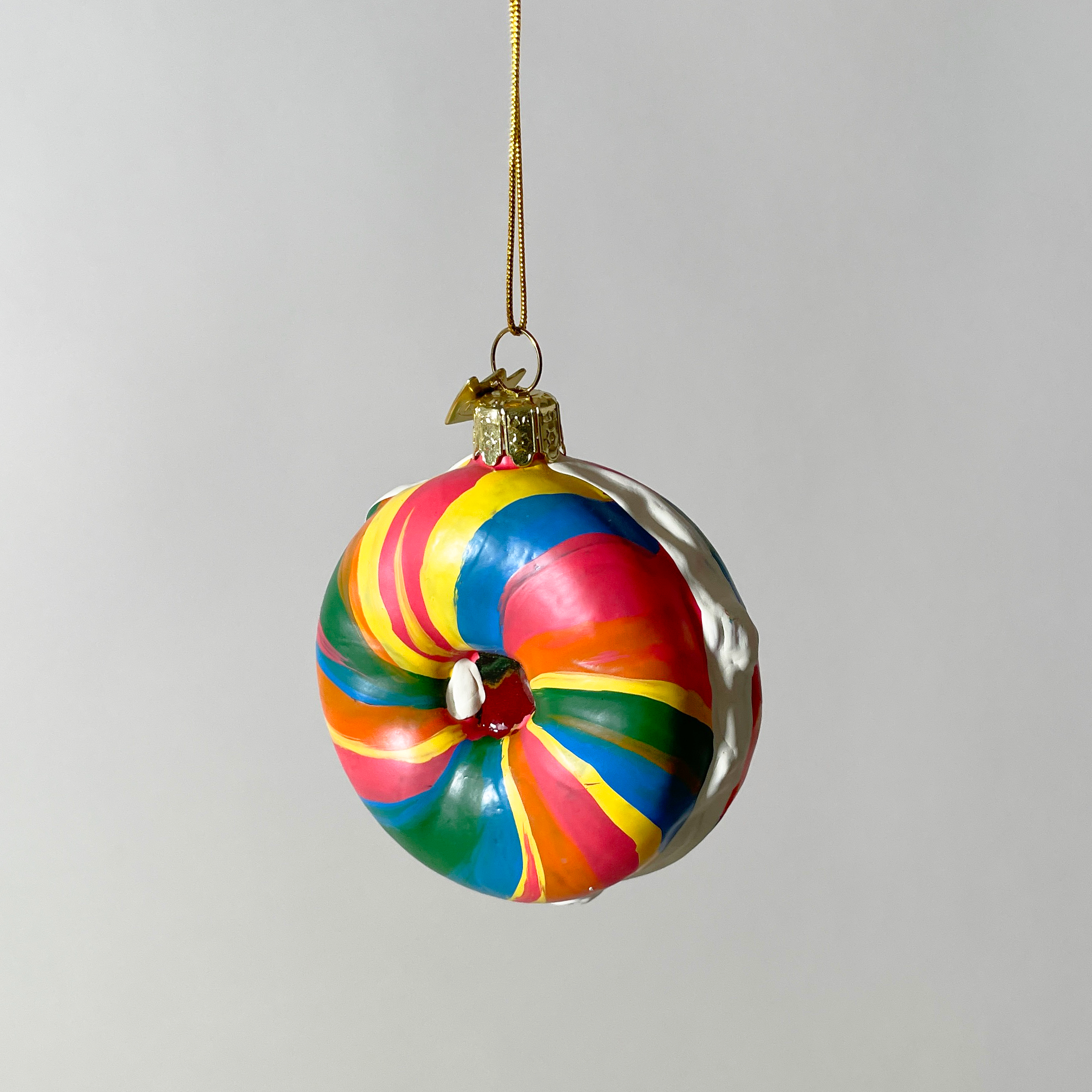 Assorted Bagels Blown Glass Ornaments