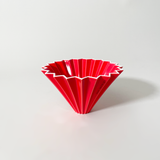 LOIS The Store Origami Porcelain Coffee Dripper, Red