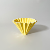LOIS The Store Origami Porcelain Coffee Dripper, Yellow