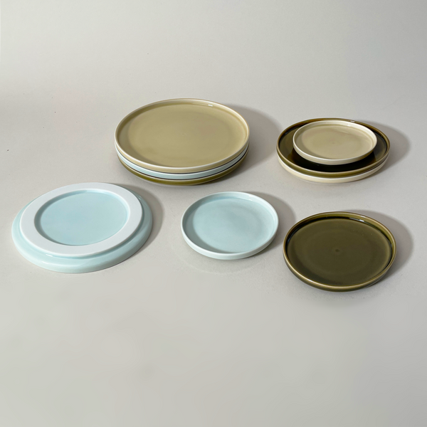 LOIS The Store Tripware Japanese Recycled Ceramic Lid Plates