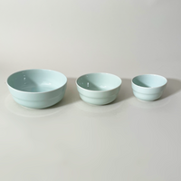 LOIS The Store Tripware Japanese Recycled Ceramic Round Bowls, Water Blue - Small, Medium, & Large