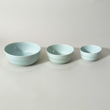 LOIS The Store Tripware Japanese Recycled Ceramic Round Bowls, Water Blue - Small, Medium, & Large