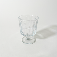 Faceted Glass Goblet