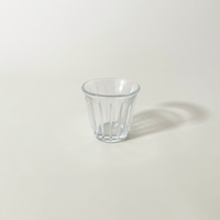 Ribbed Mini Glass Tumbler