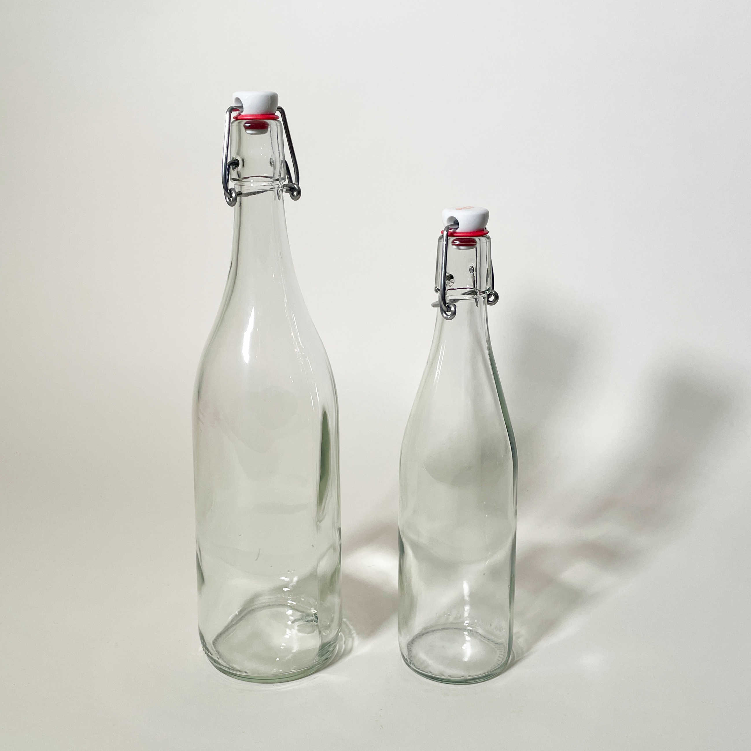 French Glass Swing Top Bottles