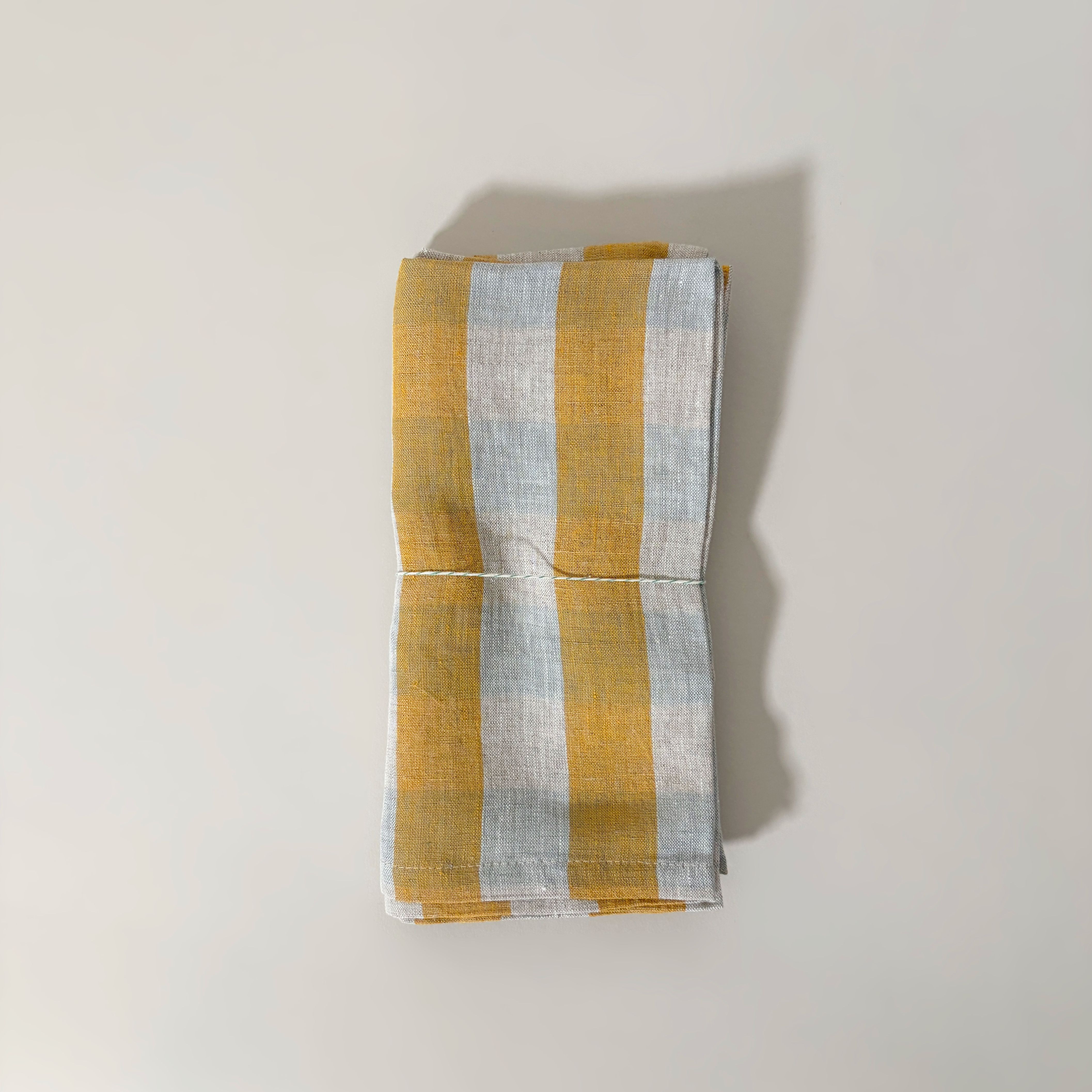 Linen Gingham Napkins, Set of 2
