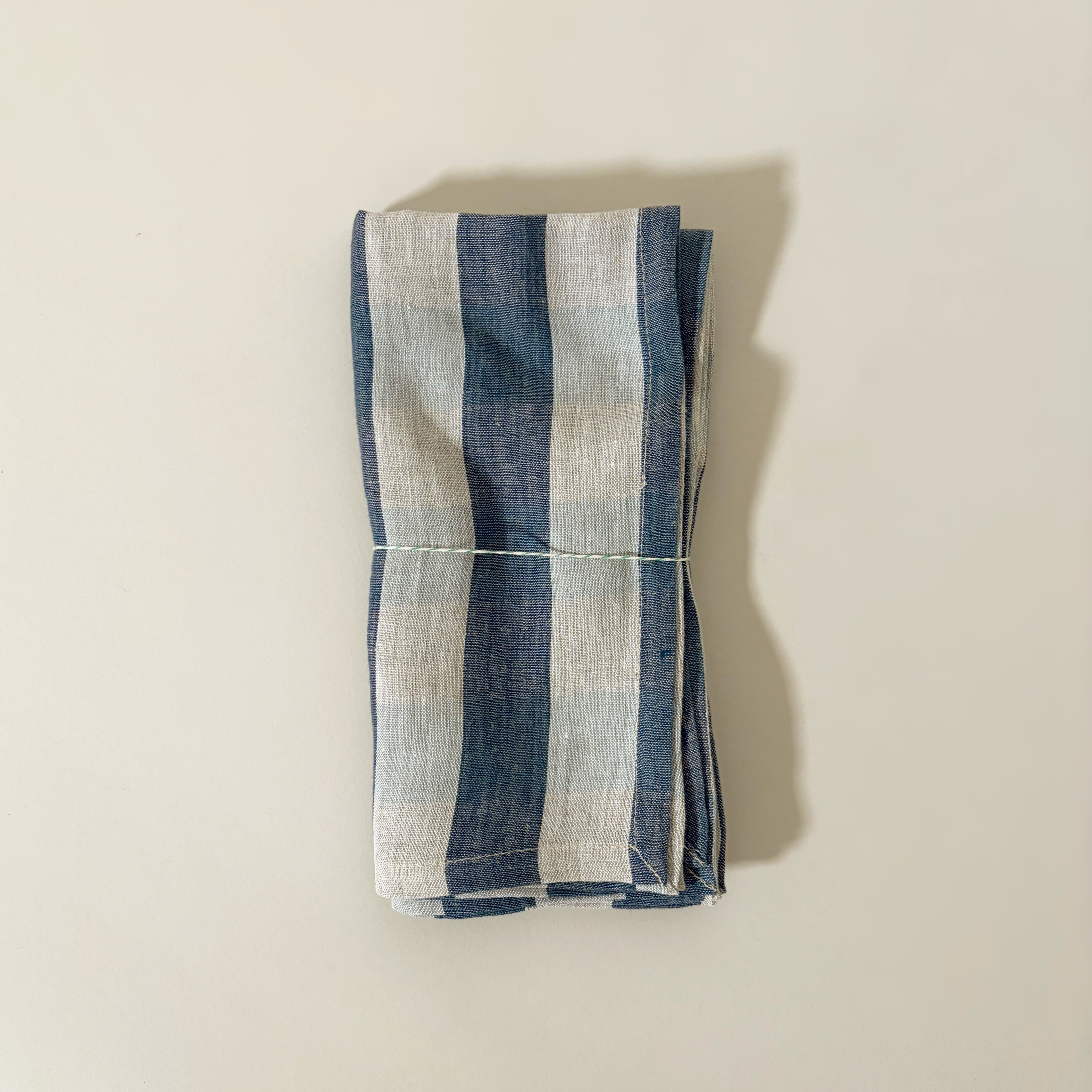 Linen Gingham Napkins, Set of 2