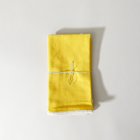  - Contrast Stitch Edge Napkins - R&D Goods