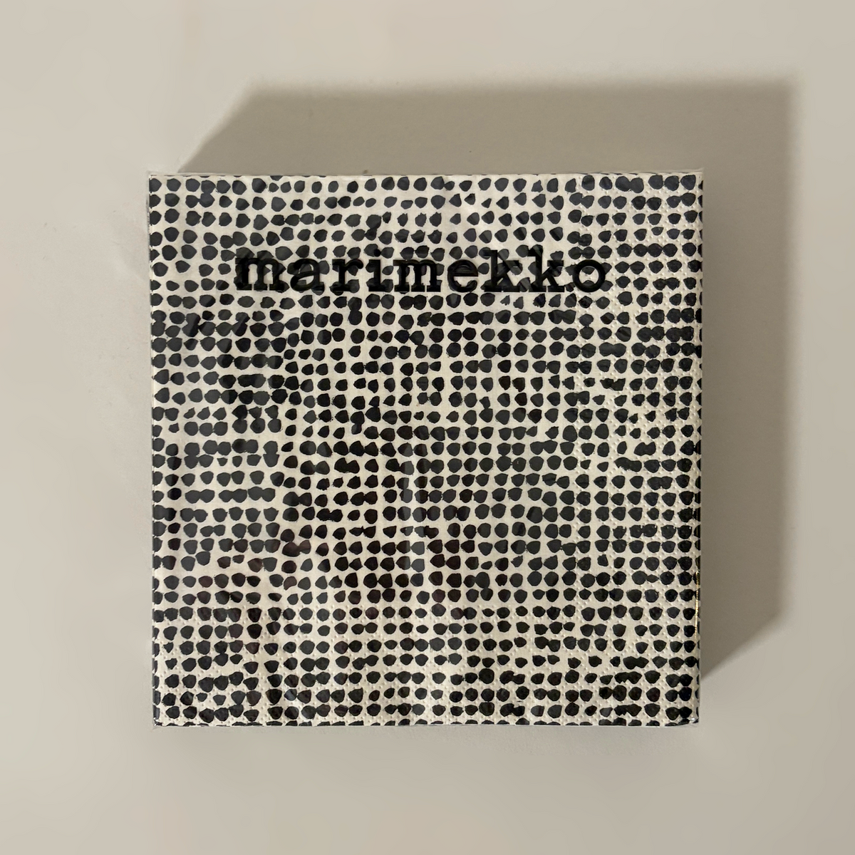 Black Dot Paper Lunch Napkins, Pack of 20