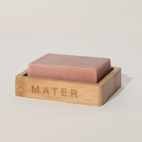 Mater Bamboo Soap Dish – Eco-Friendly & Water-Resistant for Bar Soap