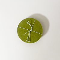 Metz Textil & Design Wool Felt Round Coasters, Moss