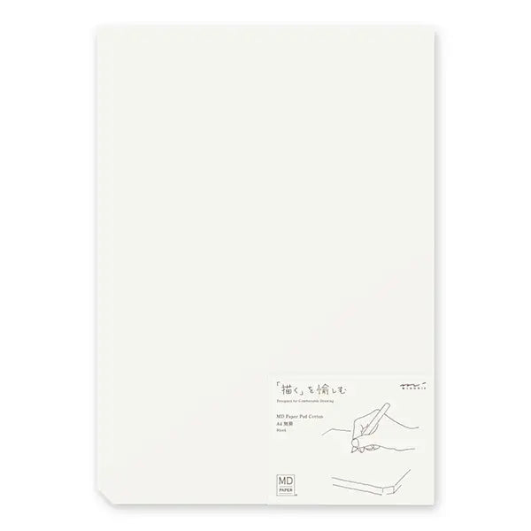 Unruled Cotton Paper Pad