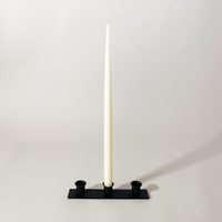  - Iron Triple Candle Holder - R&D Goods