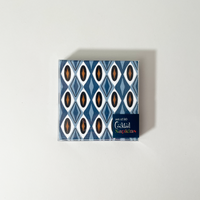 Mod Lounge Paper Company Mid-Century Modern Paper Cocktail Napkins, Blue Diamonds
