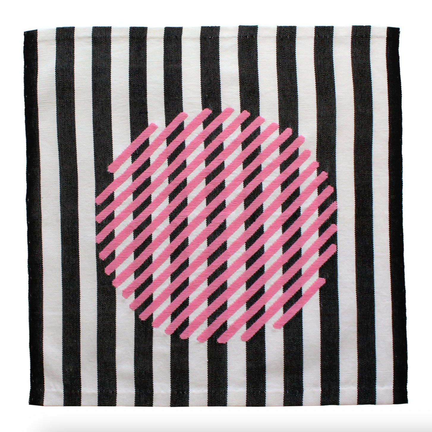Molly Fitzpatrick Pink "Ball Tapestry" – 100% Cotton, 20" x 20"