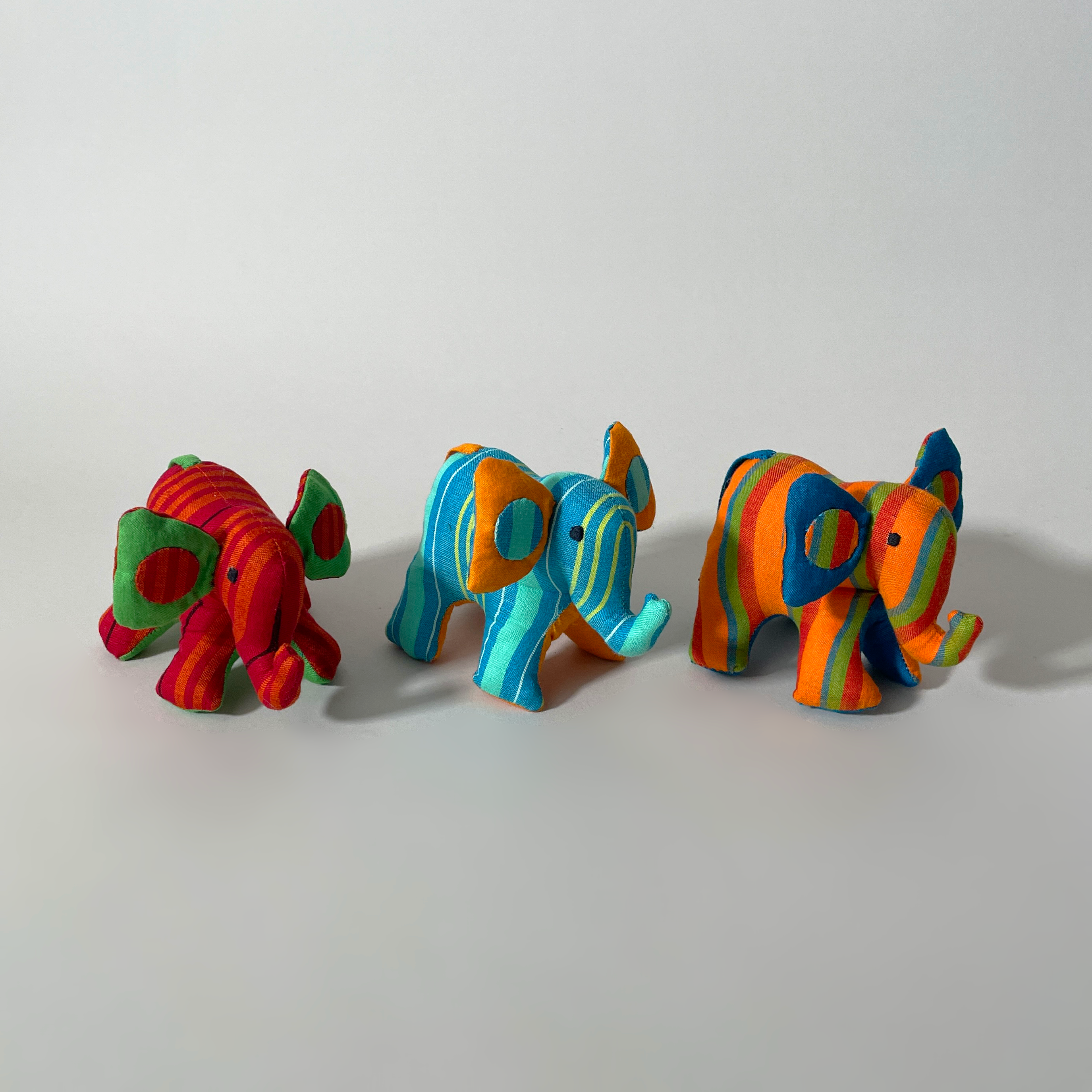 Handmade Stuffed Cotton Elephant