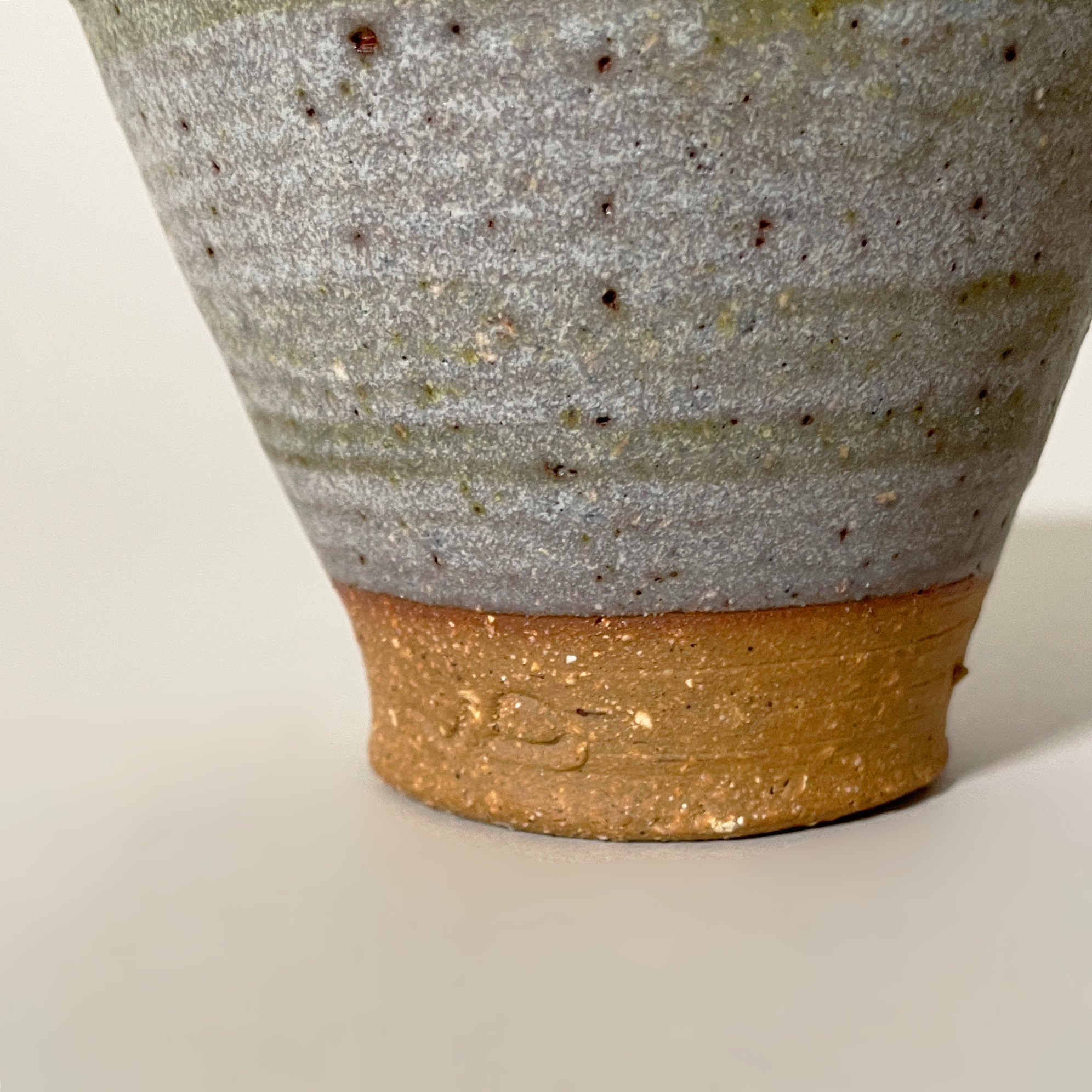 Blue Speckled Studio Pottery Planters